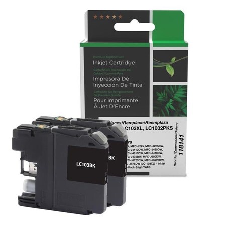 Clover Imaging Group Imaging Non-OEM New High Yield Black Ink Cartridges 118141